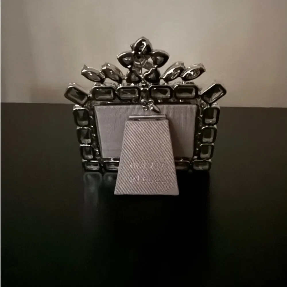 Olivia Riegel Tiara Swarovski Crystal 2x3 Photo Frame, with Original Box Rare
